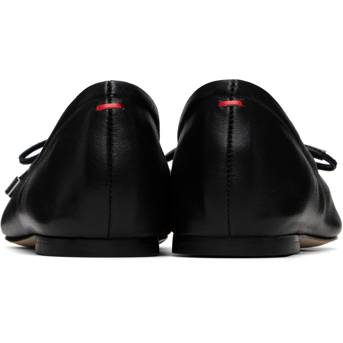 Aeyde Black Nomi Glove Ballerina Flats