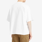 Marni Men's Stripe Logo T-Shirt in Lily White