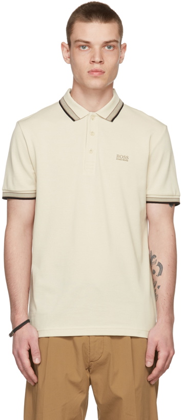 Photo: Boss Beige Logo Polo