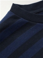 NN07 - Tim Striped Cotton-Jersey T-Shirt - Blue