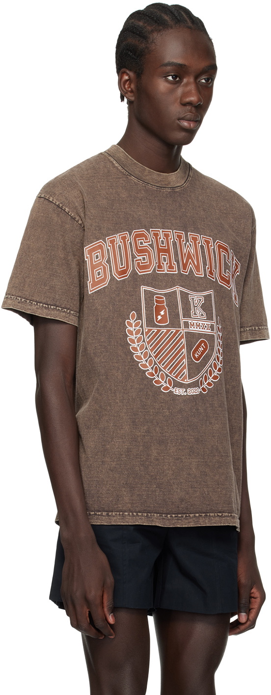 K.NGSLEY Brown 'BUSHWICK' T-Shirt
