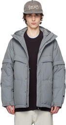 DAIWA PIER39 Gray Tech Ex-Weather Down Jacket