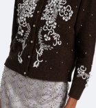 Jacques Wei Beaded wool-blend cardigan