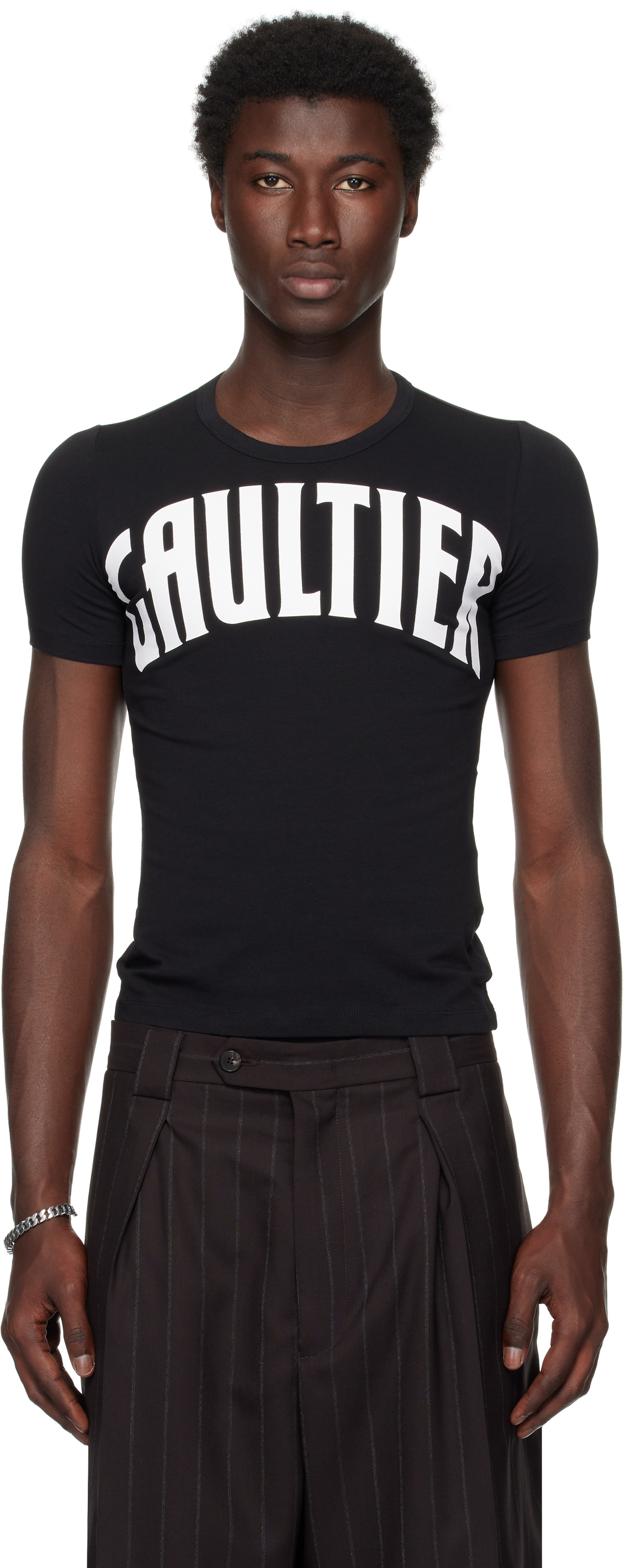 Jean Paul Gaultier Black 'The Gaultier' T-shirt Jean Paul