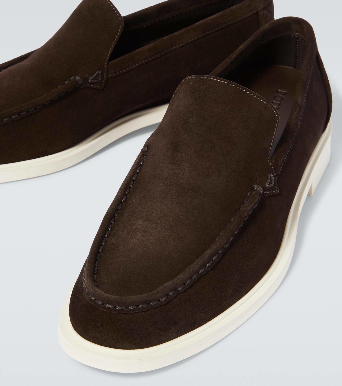 ローファー・オックスフォード Bottega Veneta Dark Brown Suede Astaire Loafers Bottega Veneta Astaire suede loafers Bottega Veneta