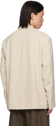 Studio Nicholson Beige Daburu Blazer