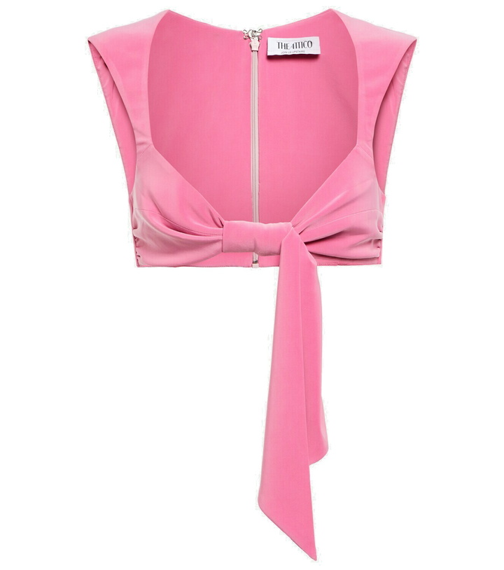 Photo: The Attico - Jersey crop top