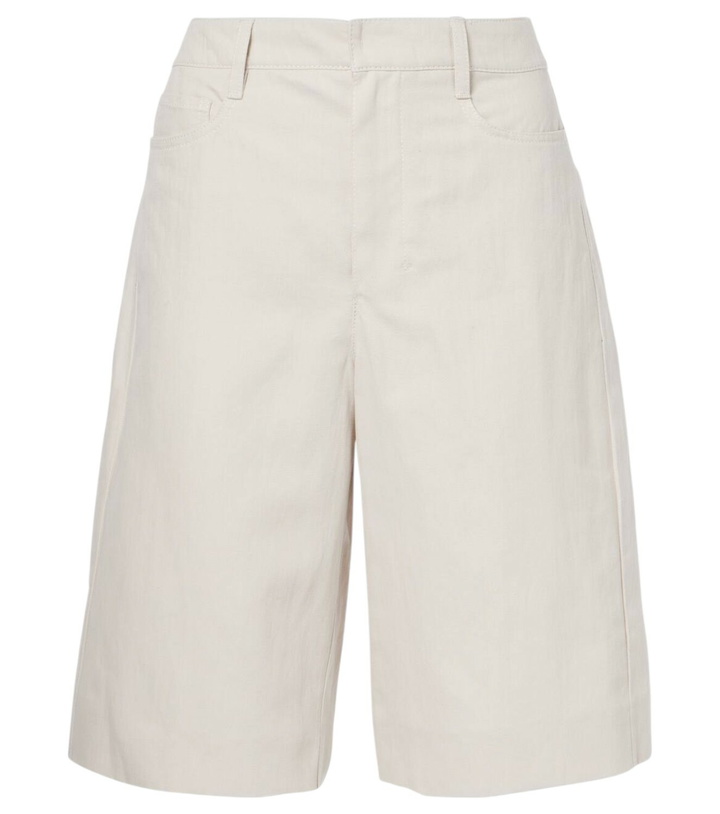Photo: 'S Max Mara Eric cotton and linen Bermuda shorts