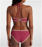 Marant Etoile Starnea printed bikini top