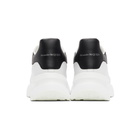 Alexander McQueen White and Black Oversized Runner Sneakers