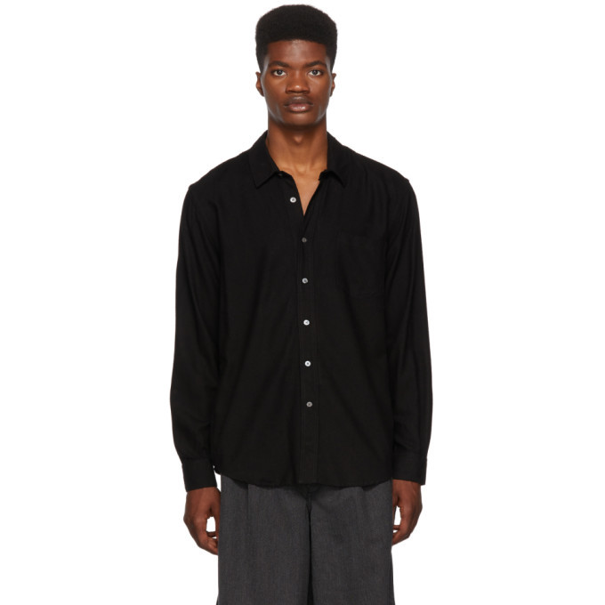 Photo: Our Legacy Black Silk Classic Shirt