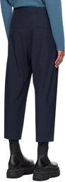 Craig Green Navy Vented Cuff Trousers