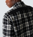 Rick Owens Plaid cotton flannel shirt