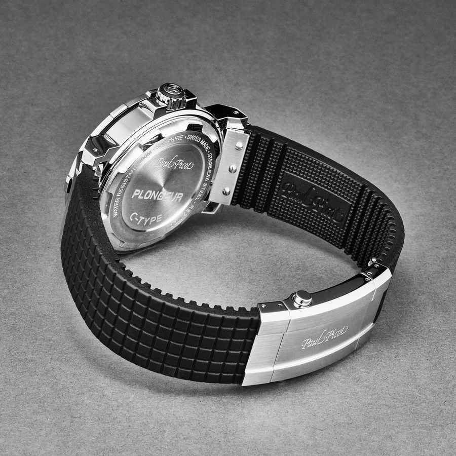 Paul Picot C-Type Automatic Chronometer Black Dial Mens Watch P4118.SNGNN3010
