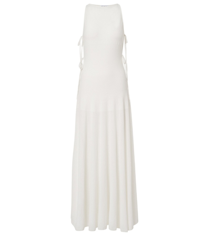 Photo: Alaïa Cotton-blend crêpe maxi dress