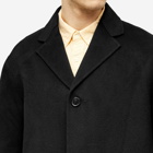 Acne Studios Men's Dalio Double Chesterfield Coat in Black