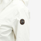 Napapijri Women's Rainforest Nylon Windbreaker Jacket in White Whisper
