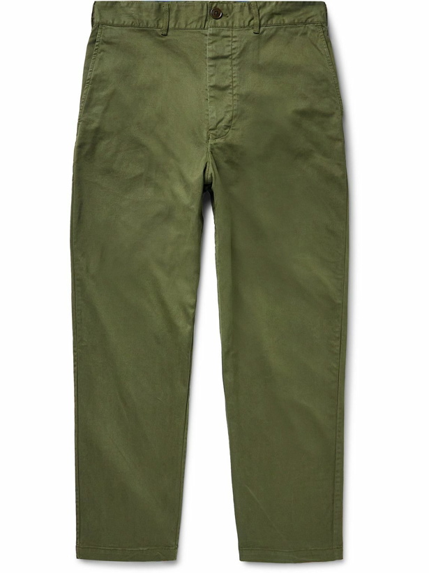 Photo: Alex Mill - Tapered Cotton-Blend Twill Chinos - Green