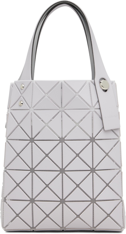 Photo: BAO BAO ISSEY MIYAKE Gray Prism Plus Pouch