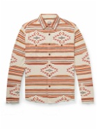 Faherty - Doug Good Feather Alpine Printed Stretch-Cotton Jersey Shirt - Brown