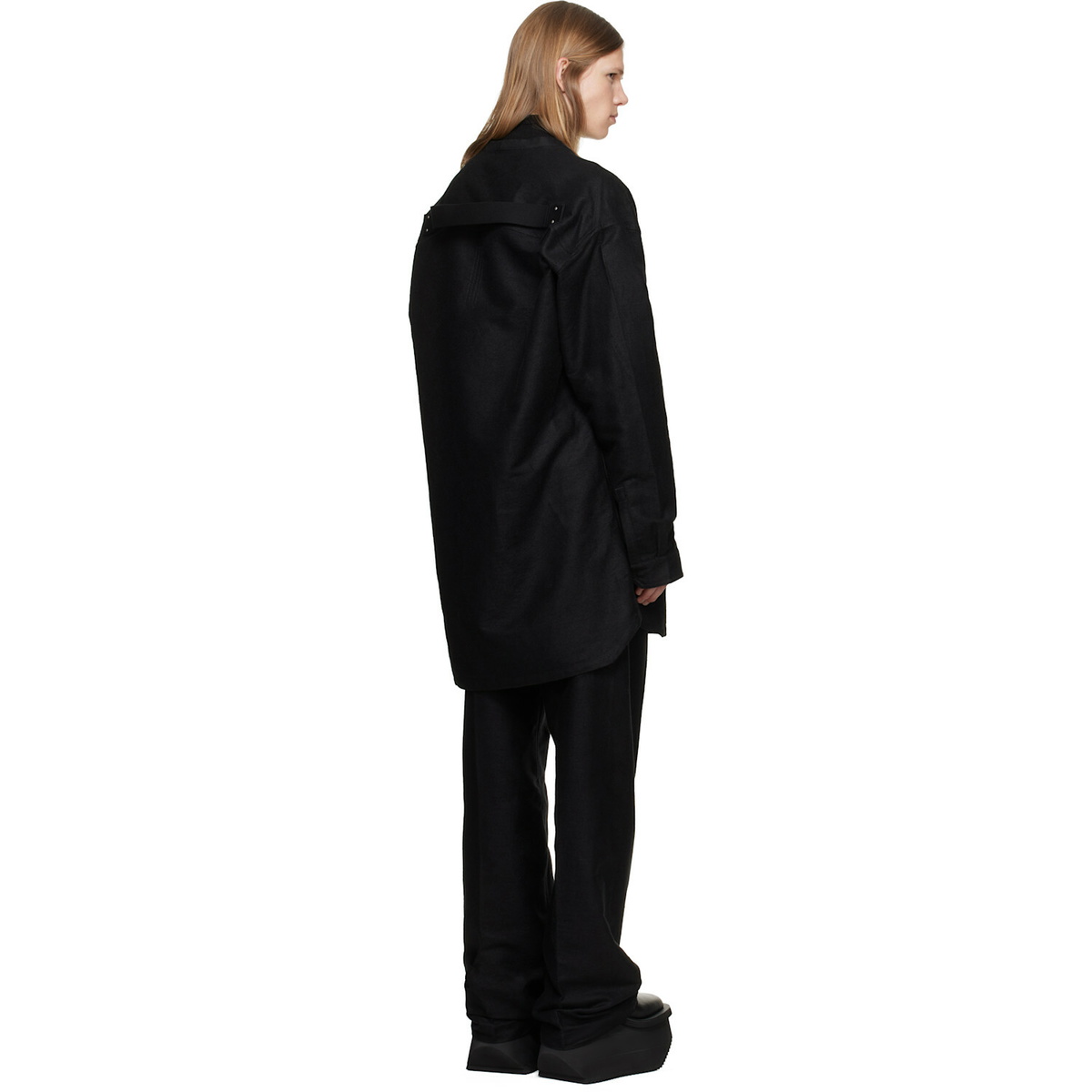 Rick Owens Black Concordian Shirt