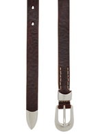 Our Legacy Leather Belt Brown