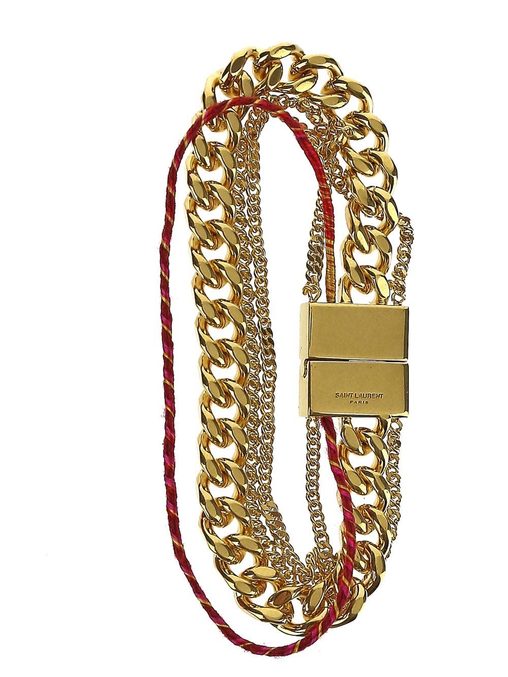Saint Laurent Gold Brass Bracelet main image 1