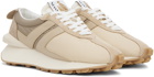 Lanvin Beige Bumpr Sneakers