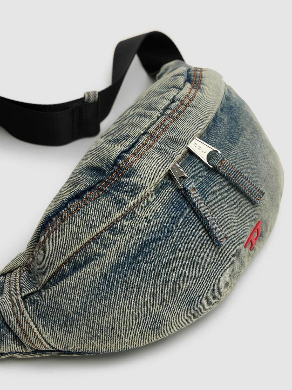 DIESEL Rave Denim Belt Bag Diesel DIESEL Rave Denim Belt Bag Diesel