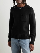 MILES LEON - Garden Merino Wool Sweater - Black