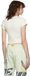 Juliet Johnstone SSENSE Exclusive Off-White Earth Flower T-Shirt