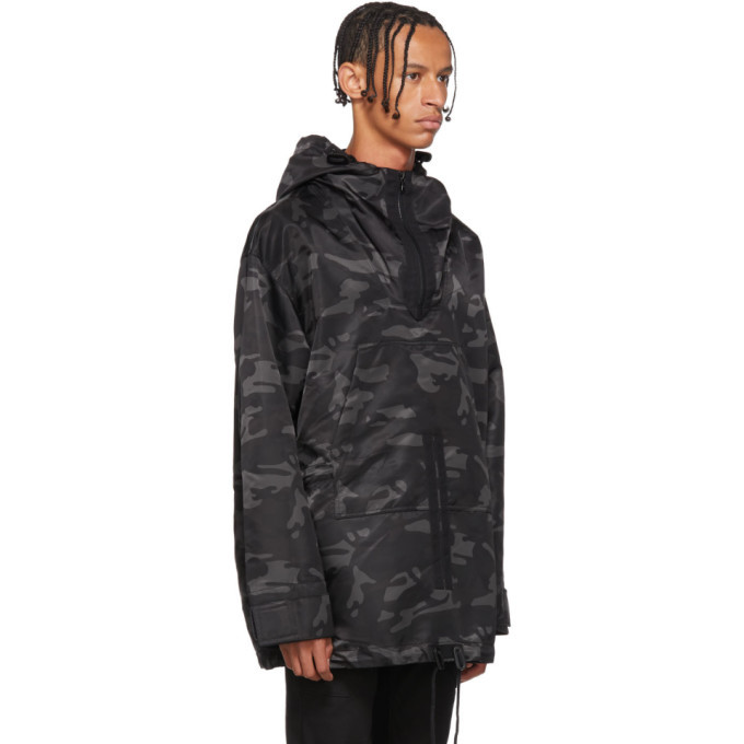 Nomenklatura Studio Black and Grey Limited Edition Lo-Tek Anorak Jacket