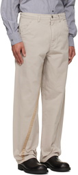 Maison Margiela Gray Cotton Trousers