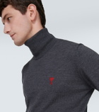 Ami Paris Ami de Cœur wool turtleneck sweater