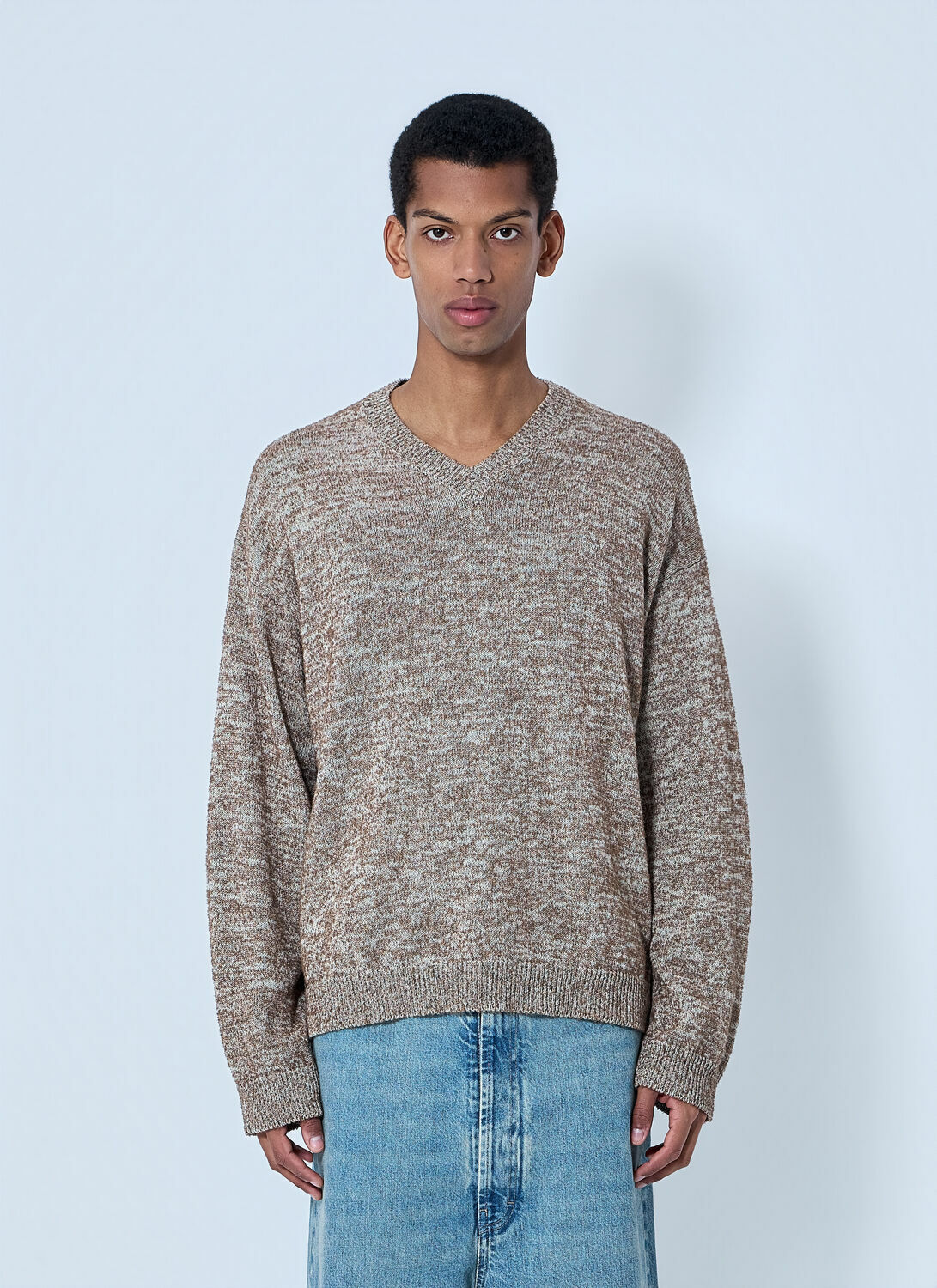 Margiela シルクニット Maison Margiela V-neck Knit Sweater Maison Margiela