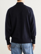 Barena - Merino Wool Half-Zip Sweater - Blue