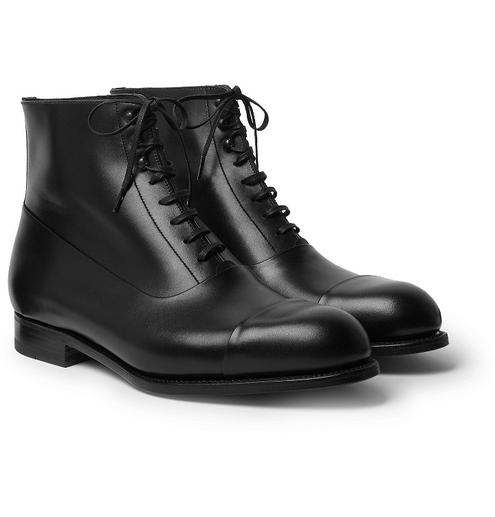 Photo: J.M. Weston - Leather Derby Boots - Black