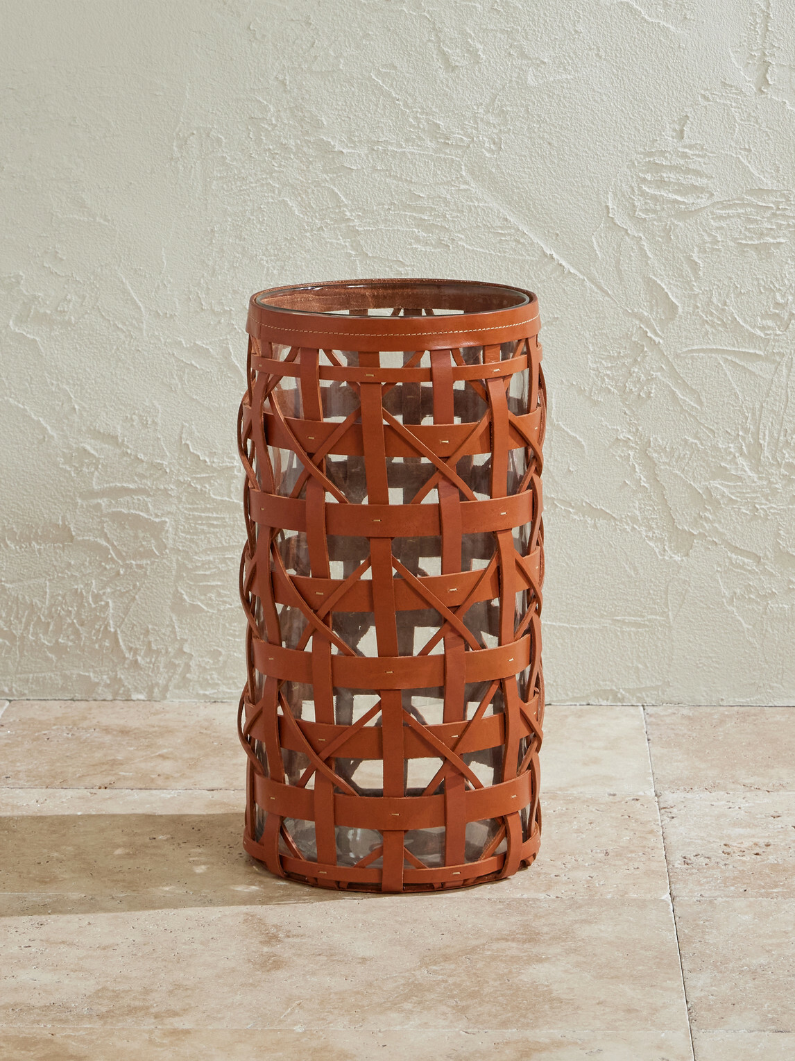 Ralph Lauren Home - Preston Large Woven Leather Hurricane