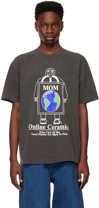 Photo: Online Ceramics Black 'Earth Mom' T-Shirt