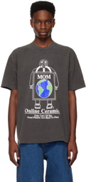 Online Ceramics Black 'Earth Mom' T-Shirt