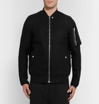 Rick Owens - Boiled Virgin Wool Bomber Jacket - Men - Black