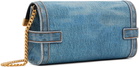 Balmain Blue B-Buzz Pouch 23 Bag