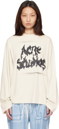 Acne Studios Off-White Gothic Logo T-shirt