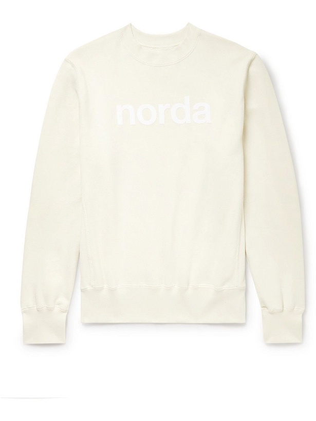 Photo: norda - Logo-Flocked Organic French Terry Sweatshirt - Neutrals