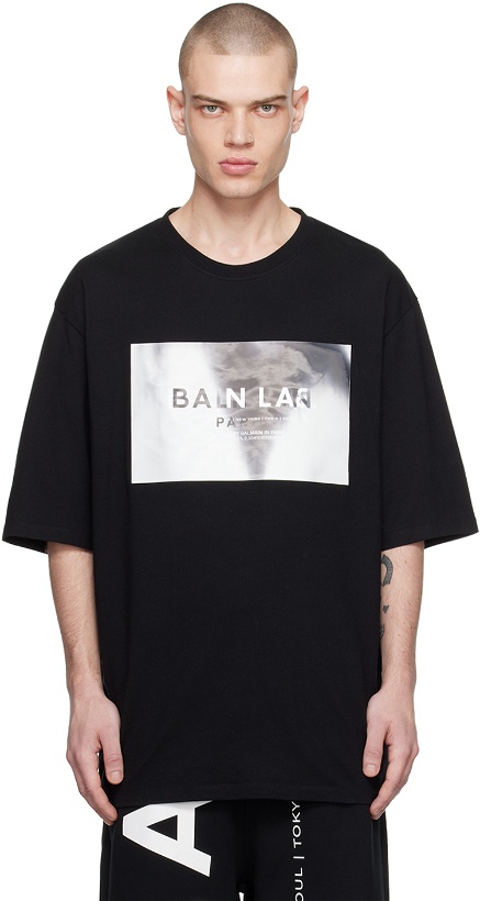 Photo: Balmain Black Hologram T-Shirt