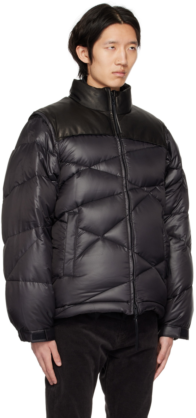 Undercoverism Black Convertible Down Jacket Undercoverism