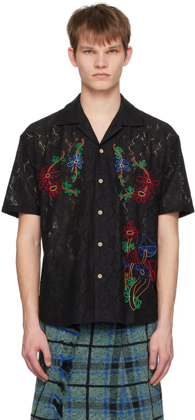 Photo: Andersson Bell Black Flower Mushroom Shirt