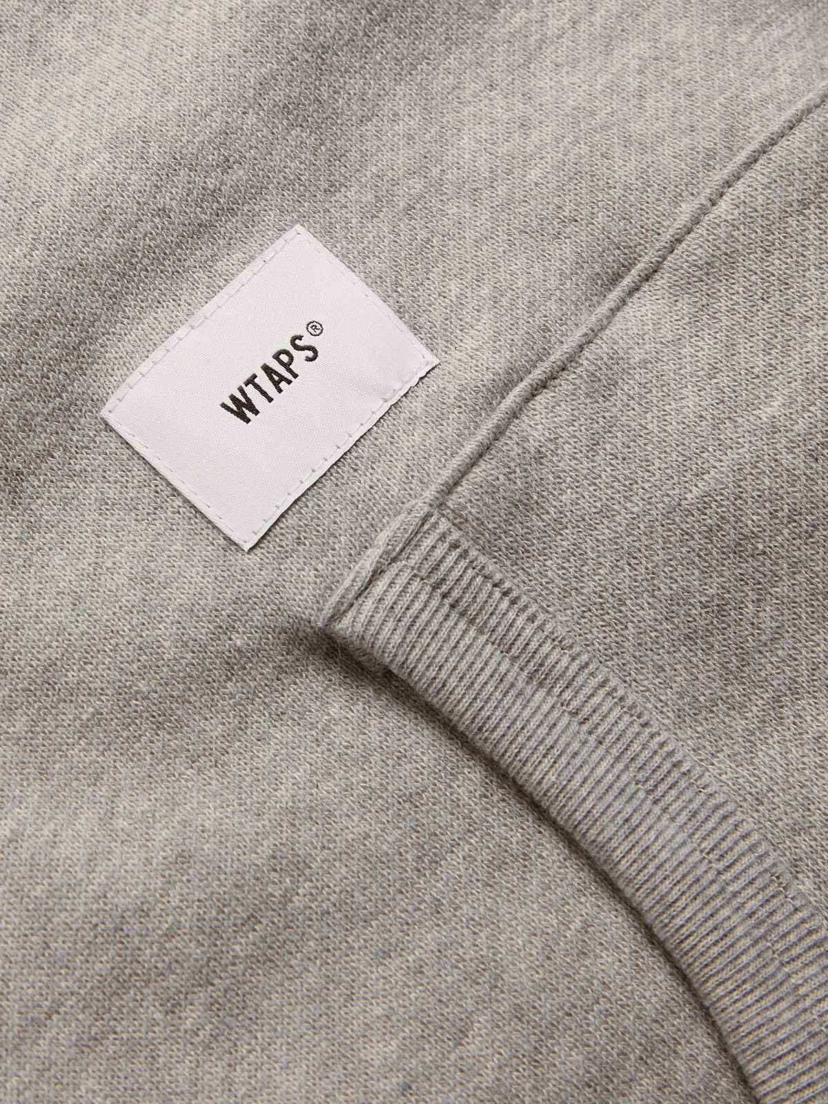 WTAPS - Academy Printed Mélange Fleece-Back Cotton-Jersey Hoodie