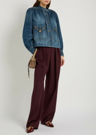Chloe Capsule Embellished Denim Jacket