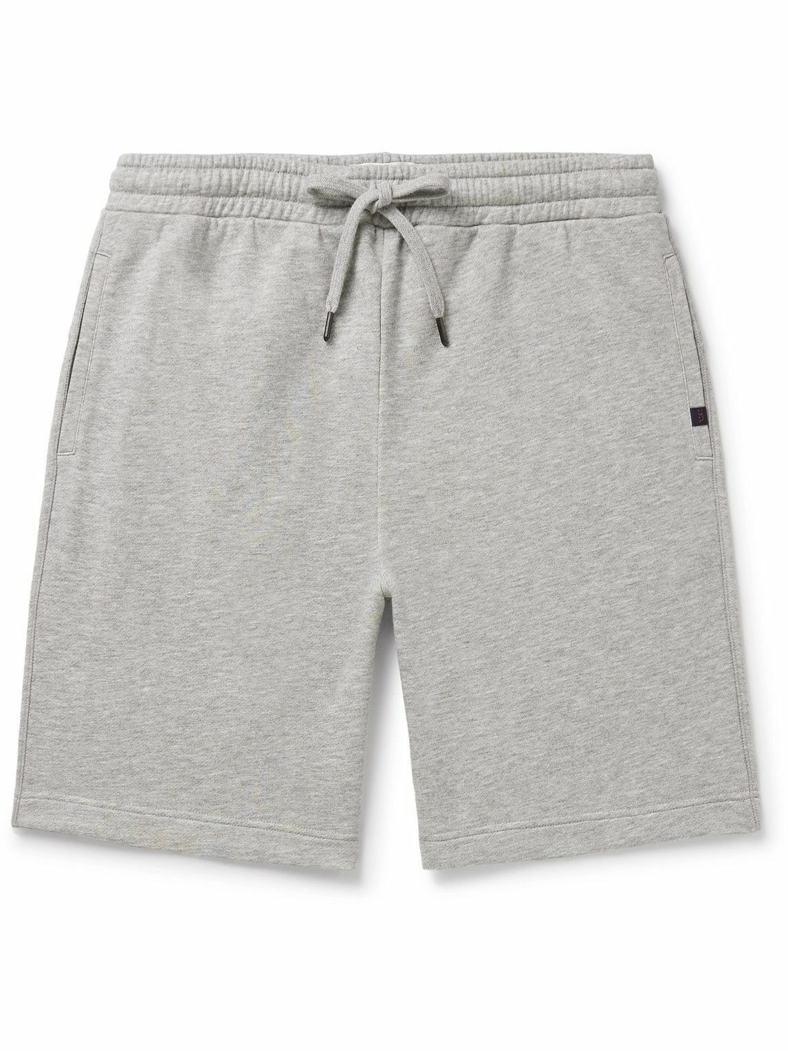Derek Rose - Quinn 1 Straight-Leg Cotton and Modal-Blend Jersey Drawstring Shorts - Gray